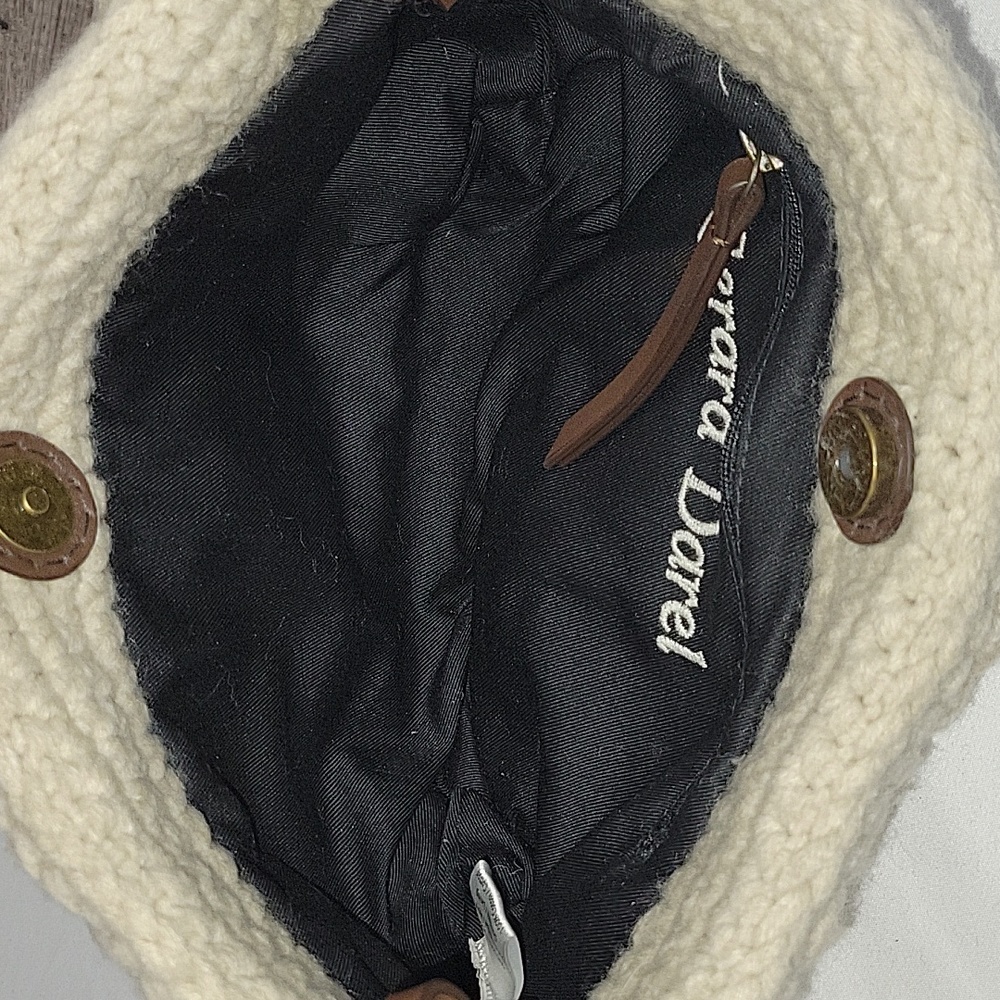 GERARD DAREL Beige Crochet Crossbody Shoulder Bag - Picture 8 of 11
